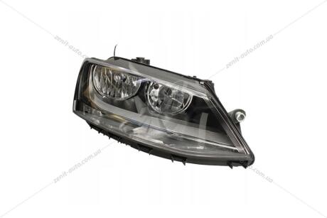 Фара права з ДХО + моторчик VW Jetta (11-) EUR H7/H7 (20-C581-05-2B) TYC '20C581052B