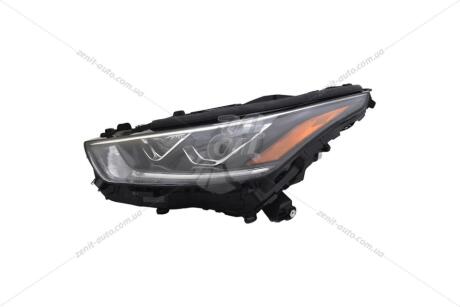 Фара права Toyota Highlander (20-) USA LED чорна (20-H499-A0-1N) TYC '20H499A01N