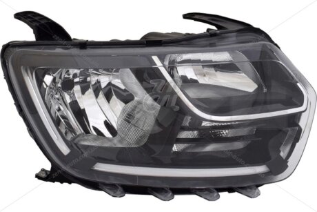 _ уцінка _(дефект литья)_Фара права під коректор Renault Duster II (18-) H7/H1 (20-H665-06-2B) TYC '20H665062BUCENKA