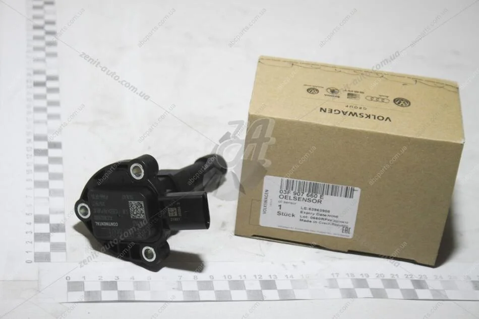 Датчик рiвня мастила ДВЗ VW Golf,VII Jetta IV, Tiguan II, Skoda Superb III 1.8TSI 2.0TSI VAG 03F907660E (фото 1)