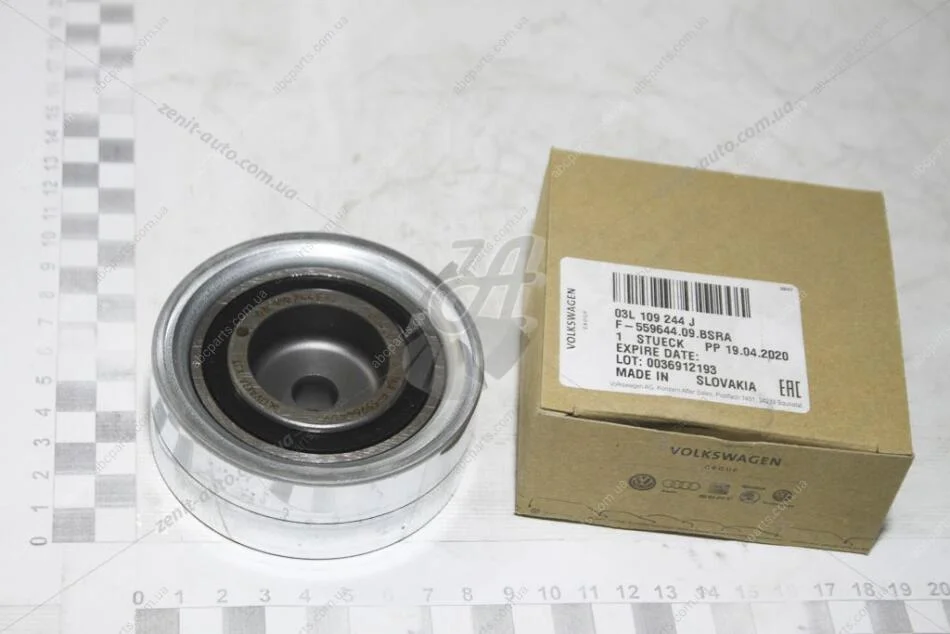 Ролик ГРМ VW T6 (12-19), Passat 1.6, 2.0 D (11-15)/Audi A1, A3, A5, Q3, Q5, TT/Skoda Octavia, Superb (09-13) VAG 03L109244J (фото 1)
