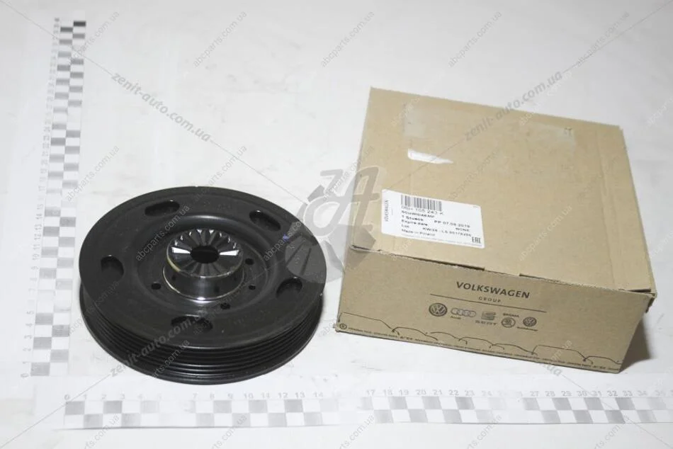 Шків ремінний колінвала (демпферний) VW Amarok, Passat, T6/Audi A3-A8, Q5, Q7/Skoda Octavia, Superb 1.8, 2.0 (11-) (06H105243Q) VAG '06H105243Q (фото 1)