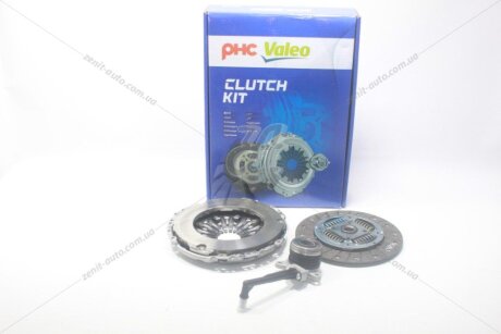 Комплект зчеплення Hyundai i30 (11-)/ Kia Ceed (12-) 1.6d (HD-197+HDC-159+CSC-16) PHC Valeo 'HDK287