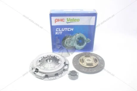 Комплект зчеплення Mitsubishi Pajero (II,III), Pajero Sport I 2.5d (MB-63+MTC-53+PRB-02) (MBK136) PHC Valeo 'MBK136