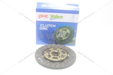 Диск зчеплення Mazda 323 (V,VI) 626 V, E (83-04) 1.8, 2.0, 2.2i (D=225x160mm) (MZ12) PHC Valeo 'MZ12