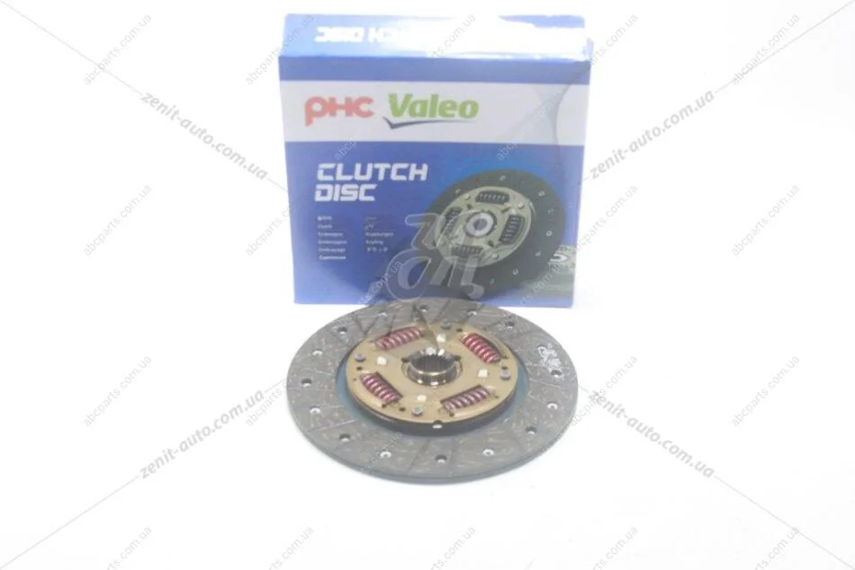 Диск зчеплення Toyota Avensis (T22,T25), Corolla (87-), Rav 4 II 1.6, 1.8i (D=213mm) (TY17) PHC Valeo 'TY17 (фото 1)