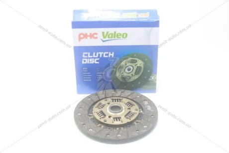 Диск зчеплення Toyota Avensis (T25) 2.0i, Hiace (III,IV) 2.0, 2.4i, 2.4d (D=225mm) (TY34) PHC Valeo 'TY34