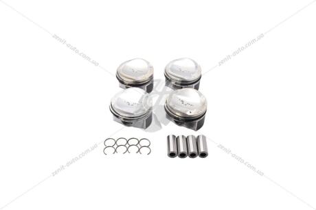Комплект поршнів з кільцями (4шт) 1,8TFSI Skoda Octavia II Superb II VW Passat B6 Audi A4 B8 VIKA Premium '11071705135