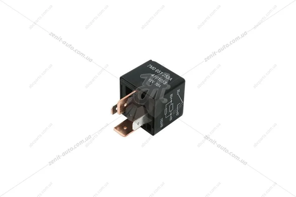 Реле №644 (всередині оригінал) VW T4, T5, LT28-46/Skoda Fabia I, II, Octavia I (12V 70A) VIKA Premium '99511777735 (фото 1)