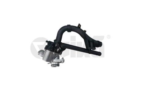 Термостат в зборі 97°C (алюмінієвий посилений) з трубкою MB C, E Class, GLC, SLC, SLK 2.0 (14-23) Vika '11085101