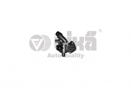 Термостат с корпусом Skoda Octavia (04-08)/VW Golf (04-)07,Jetta (06-11),Passat (06-07),Touran (03-06)Audi A3 (04-07) Vika 11210690801