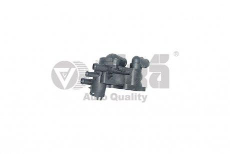 Корпус термостата с термостатом 80℃ VW Polo (01-09)/Audi A2 (00-05)/Seat Ibiza (02-09) Vika 11211412101