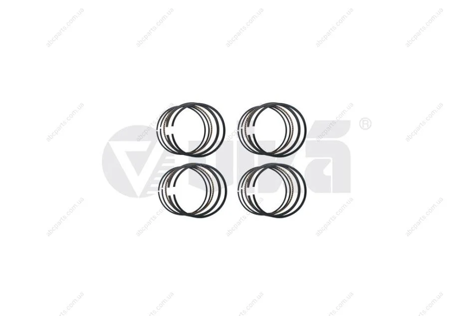 Кiльця поршневi комплект на 4 цилiндра Audi A3, A4/Skoda Octavia I/VW Golf, Passat, Polo 1,6 (94-) (D=81 мм) VIKA Vika 11981636101 (фото 1)