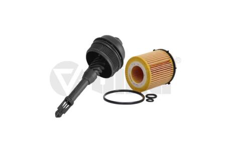 Фильтр масляный с крышкой и прокладкой MB C, B, E Class, CLA, CLS, GLA, GLB, GLC, GLK, SLC, SLK 1.6,2.0 (13-23) Vika '19827801
