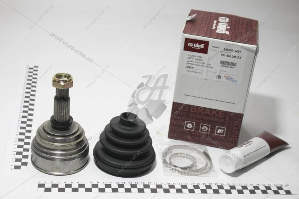 ШРУС наружный комплект VW Golf (84-93),Jetta (84-92)/Seat biza (93-96),Toledo (92-96) VIKA Vika 54980014401 (фото 1)