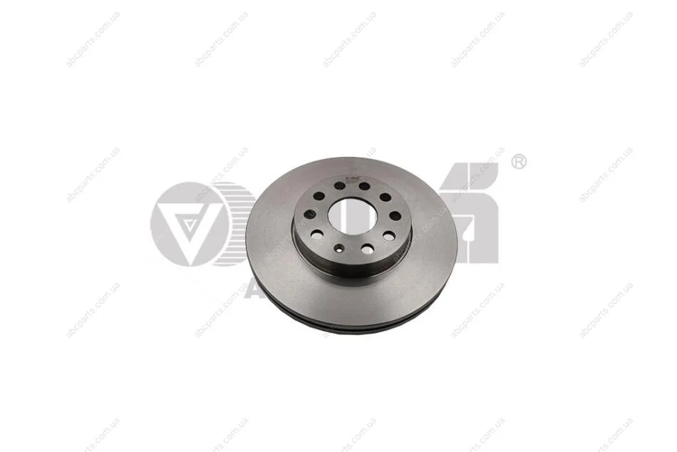 Диск гальмівний передній (кратно 2) Skoda Octavia (04-13,13-)/VW Golf (04-),Jetta (06-)/Seat Leon,Toledo (06-10,13-) VIKA Vika 66150026001 (фото 1)