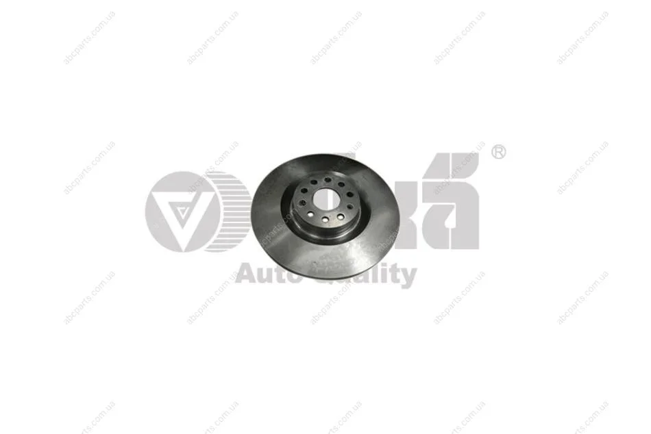 Диск гальмівний передній VW Golf (06-), Jetta (06-11), Passat (06-12)) / Seat Leon (06-10) (чорний 345*30мм) VIKA Vika 66151595701 (фото 1)