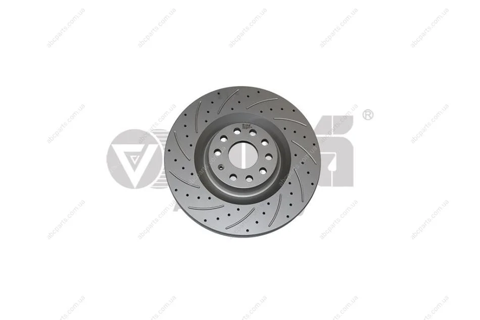 Диск тормозной передний Skoda Superb (08-13)/VW Golf (06-13),Passat (06-11) перфорированный (Geomet) VIKA Vika 66151717001 (фото 1)