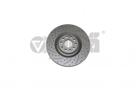 Диск тормозной передний Skoda Superb (08-13)/VW Golf (06-13),Passat (06-11) перфорированный (Geomet) Vika 66151717001