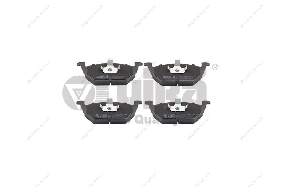 Колодки тормозные передние Skoda Fabia (00-10),Octavia (97-11)/VW Golf (98-01)/Seat Ibiza (06-10),Leon (00-06),Toledo (99-04) VIKA Vika 66980008701 (фото 1)