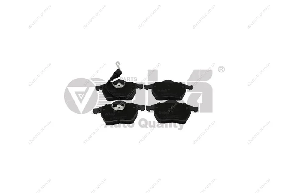 Колодки тормозные передние с датчиком износа Skoda Octavia (01-11)/VW Golf (96-03),Polo (05-10)/Seat Ibiza (06-10),Leon (00-06) VIKA Vika 66980008801 (фото 1)