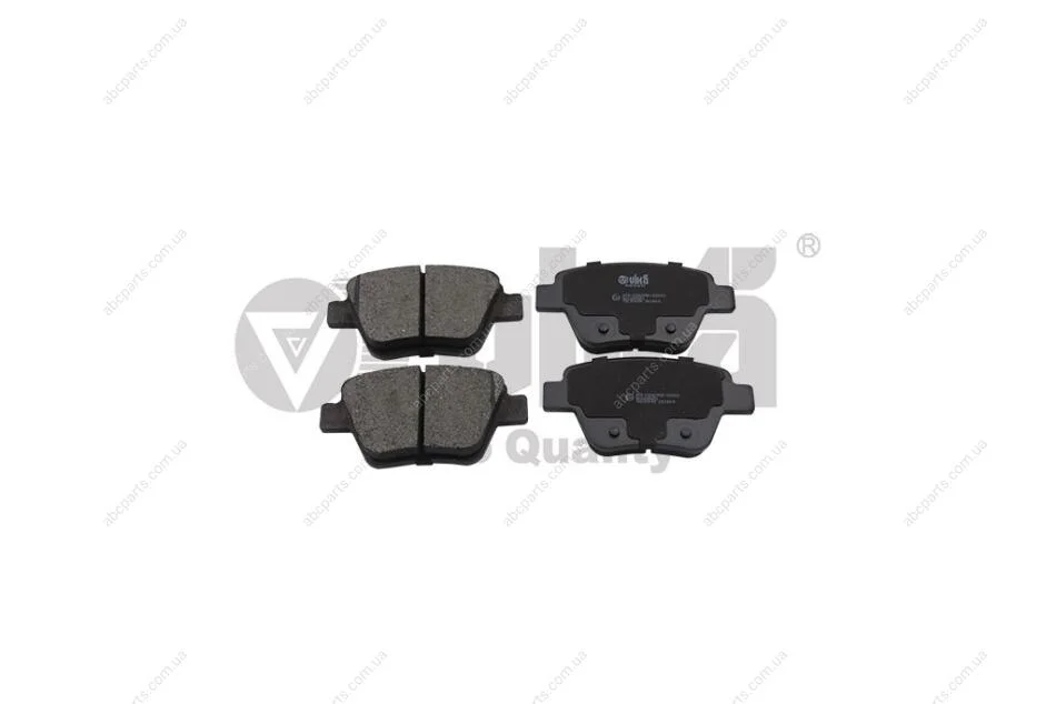 Колодки гальмівні задні Skoda Octavia (09-13,14-)/VW Caddy (11-15),Golf (09-14),Jetta (09-14),Passat (13-15) VIKA Vika 66980828201 (фото 1)