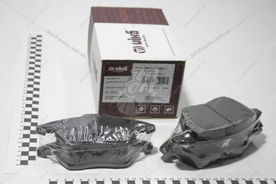 Колодки гальмівні передні Skoda Octavia (09-,14-)/VW Golf (07-),Jetta (06-),Passat (09-)/Audi A3 (08-)/Seat Leon (06-10) VIKA Vika 66980939201 (фото 1)