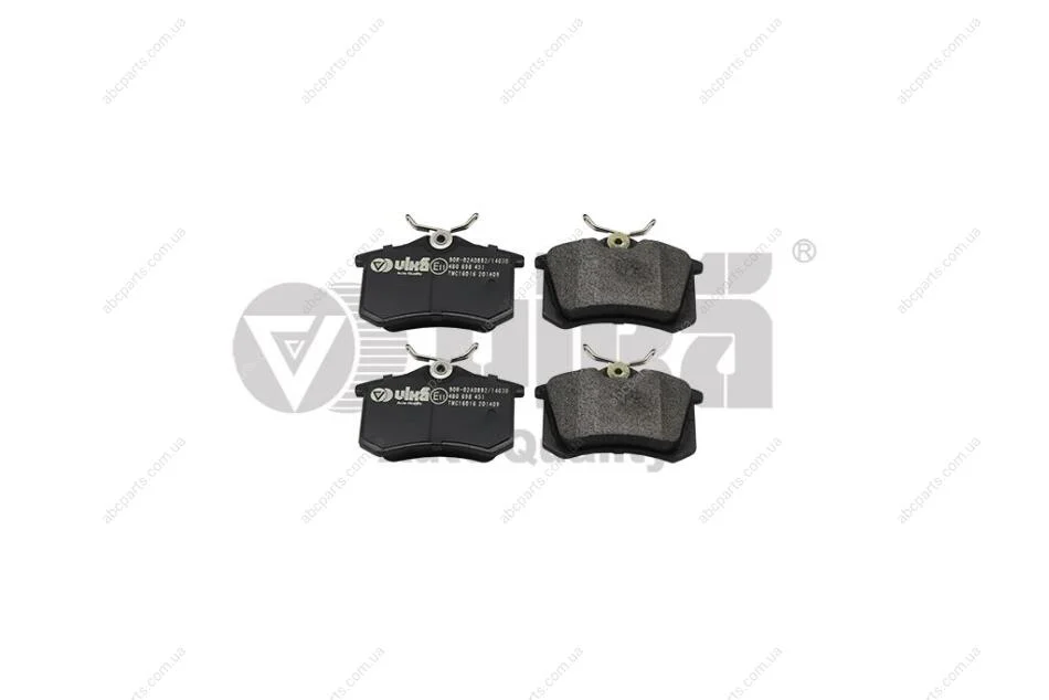 Колодки тормозные задние VW Passat (01-05)/Audi A3 (97-03),TT (99-06) VIKA Vika 66981100401 (фото 1)
