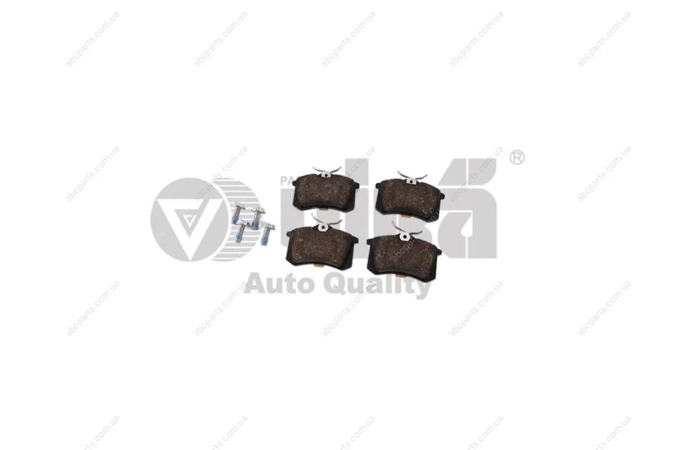 Колодки тормозные задние Audi A8, TT/Skoda Octavia/VW Bora, Golf IV/Seat Leon, Toledo (94-13) VIKA Vika 66981100501 (фото 1)