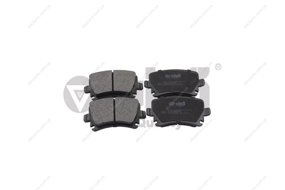 Колодки гальмівні задні VW Golf (06-09)/Audi A3 (04-07),TT (07-10) VIKA Vika 66981102301 (фото 1)
