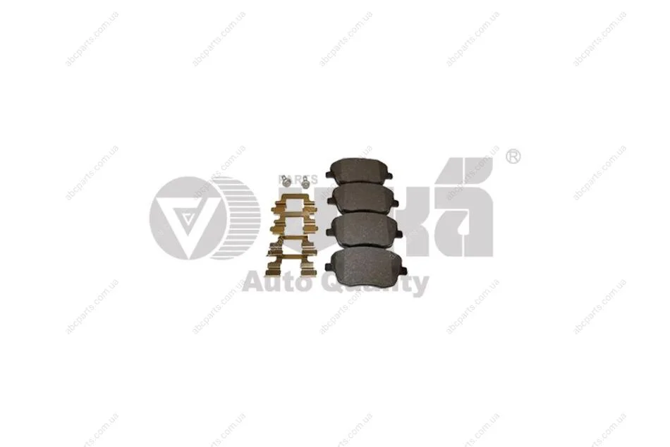 Колодки тормозные передние без датчика Skoda Fabia (00-10),VW Polo (02-10)/Seat Ibiza (02-10) vika Vika 66981104301 (фото 1)