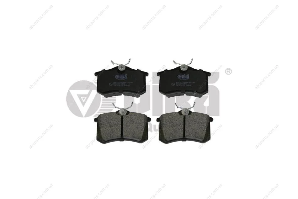 Колодки гальмівні задні Skoda Octavia (13-)/Seat Leon (13-) VIKA Vika 66981408701 (фото 1)