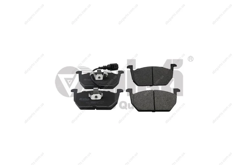 Колодки гальмівні передні з датчиком зносу Skoda Octavia (13-)/VW Golf (13-)/Audi A3 (13-) VIKA Vika 66981688801 (фото 1)