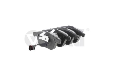 Колодки тормозные передние с датчиком Audi A3, TT/VW Golf VI/Seat Leon (05-16) Vika '66981704701