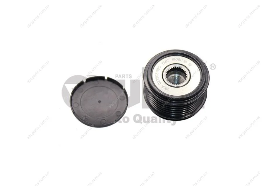 Шкив генератора (обгонная муфта) Skoda Fabia (00-10,11-),Octavia (97-13)/VW Golf (09-11,12-),Jetta (06-14),Passat (06-),T5 (03-) VIKA Vika 99030010001 (фото 1)