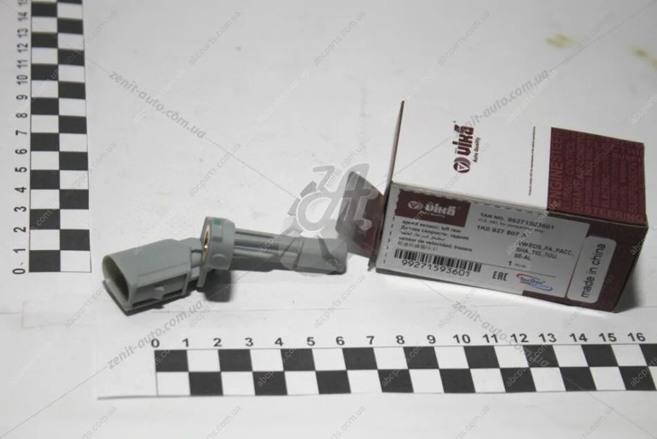 Датчик ABS задній лівий VW Passat (11-15), Sharan (11-16), Tiguan (12-)/Audi Q3 (12-14)/Seat Alhambra (11-15) VIKA Vika 99271593601 (фото 1)