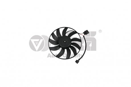 Вентилятор радиатора 100W Skoda Octavia (04-13)/VW Golf (04-14)/Audi A3 (04-13)/Seat Altea (04-06,07-13,14-), Leon (06-13) Vika 99590013901