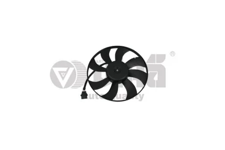 Вентилятор радіатора 100W Skoda Fabia (00-04,05-10), Roomster (06-10)/VW Polo (02-10)/Seat Ibiza (02-05,06-10) VIKA Vika 99590015601