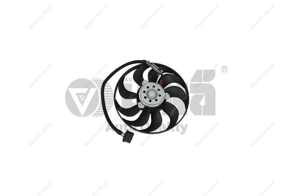 Вентилятор радіатора 220/60W VW Golf (98-06)/Audi A3 (01-03)/Seat Leon (00-06), Toledo (99-04) VIKA Vika 99590596701 (фото 1)
