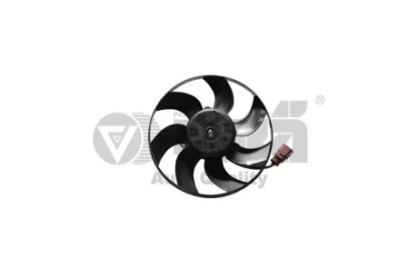 Вентилятор радіатора 200W Skoda Octavia (04-08,09-13), Superb (08-13,14-)/VW Passat (06-07)/Audi A3 (04-13) VIKA Vika 99590789801