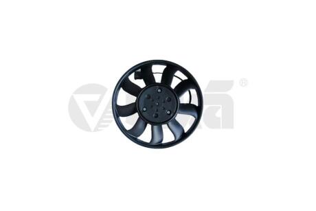 Вентилятор радіатора лівий 600W VW Touareg (17-23)/Audi A6, A7, A8, Q7, Q8 (15-) 390мм Vika '99591828301