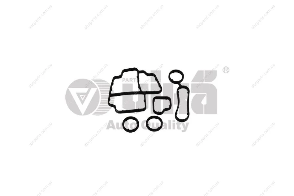 Комплект прокладок корпусу масляного фільтра Skoda Octavia (09-13)/VW Jetta (06-15), Pasat (09-15), Tiguan (08-12), T5 (10-16) VIKA Vika K11776001 (фото 1)