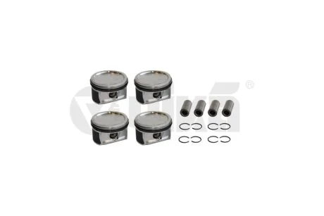 Комплект поршнів з кільцями (комплект на двс) 1,6 L mot.CFNA,CLRA,CLSA VW Jetta (11-),Polo (10-) vika Vika K11778901