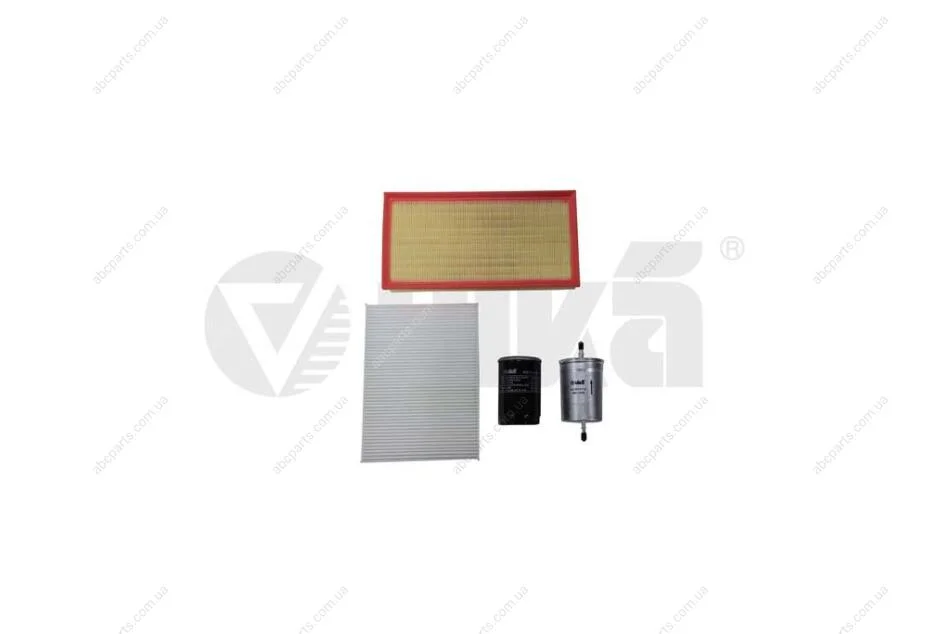 Комплект фильтров (4шт) VW Golf (91-97,97-02),Passat (90-97,97-00)/Audi A4 (94-00),A6 (94-97,97-05) 1.6,1.8,2.0 бенз. VIKA Vika K11784701 (фото 1)