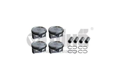 Комплект поршней с кольцами и пальцами (4шт) VW Golf (13-),Jetta (15-)/Skoda Octavia (13-21),Fabia 915-) vika Vika K11786601