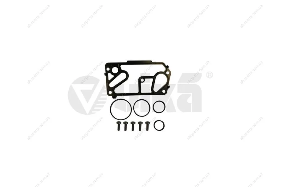 Ремкомплект прокладок радиатора масла с крепежом VW Touareg (03-07),T5 (03-07) VIKA Vika K11787101 (фото 1)