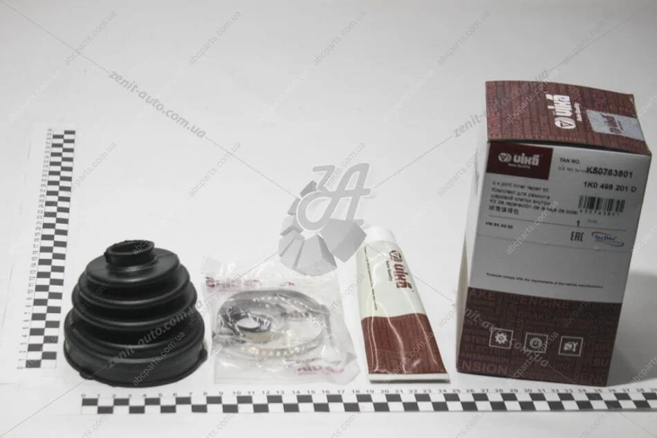 Пильовик ШРКШ внутрішній комплект Skoda Octavia(04-13)/VW Golf (03-),Jetta (06-),Passat (06-12) Audi A3 (04-) VIKA Vika K50763801 (фото 1)