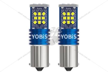 Лампа светодиодная P21W R5W 12V BA15S (1156) 4,6W 1000Lm (15x50mm) (1-конт) (Yes canbus) (кратно 2) WANLANDA '1156201624SMD