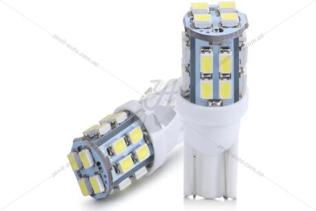 Лампа светодиодная T10 12V 1,1W 200Lm (11x29mm)(No canbus) (кратно 2) WANLANDA 'T10120620SMD