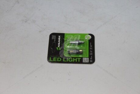 Лампа світлодіодна T10 12-30V 4,5W 450Lm (10x31mm)(Yes canbus) (кратно 2) WANLANDA 'T10201615 12V30V